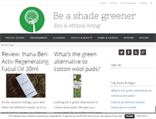 Tablet Screenshot of beashadegreener.com